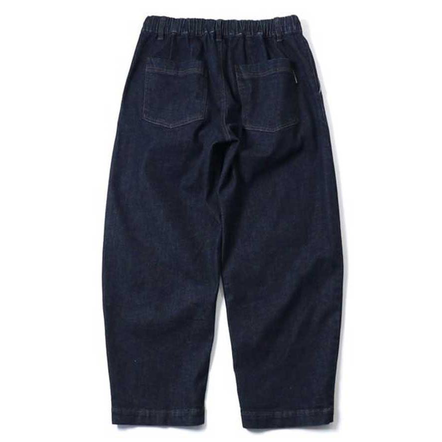爆買 / gym master ジムマスター ストレッチデニム＆ツイル バレルパンツ G833723 デニムパンツ ワイドパンツ イージーパンツ ゆったり アウトドア | gym master | 09
