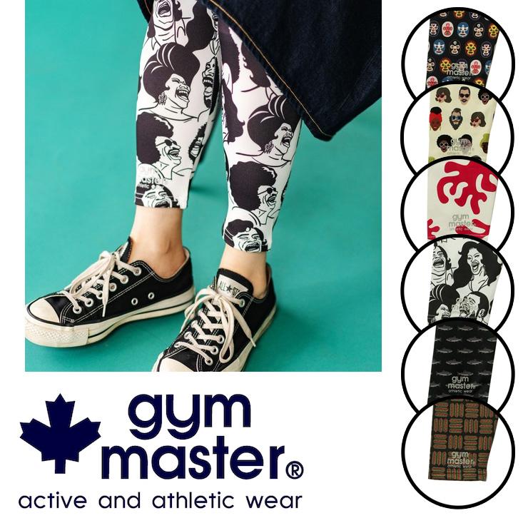 gym master ジムマスター レギンス スーパーストレッチハッピーペイントレギンス G921669 吸水速乾 UVカット | gym master