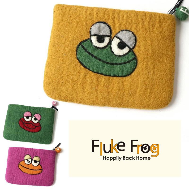 Fluke Frog by  gym master フロックフロッグ by ジムマスター カエルフェルトポーチ F299716 | Fluke Frog