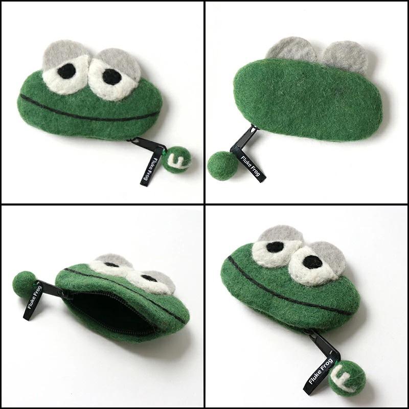 Fluke Frog by  gym master フロックフロッグ by ジムマスター カエルフェルトコインケース F299717 | Fluke Frog | 04