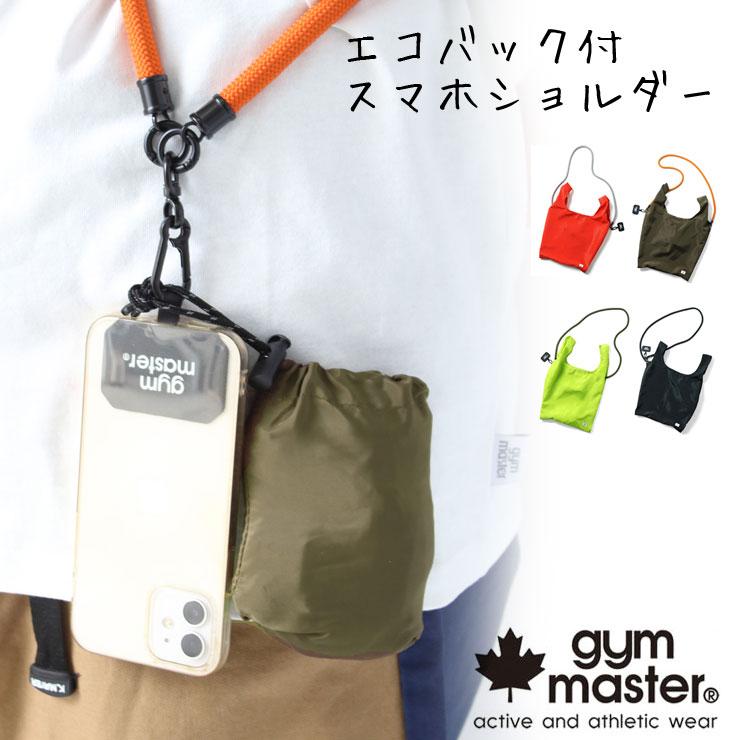 ジムマスター バッグ メンズ レディース トートバッグ gym master スマホショルダーエコバッグ付き G121798 ショルダーバッグ | gym master