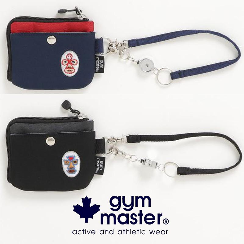 gym master ジムマスター ハッピー刺繍 パスケース G421609 キーケース カードケース 小銭入れ | gym master