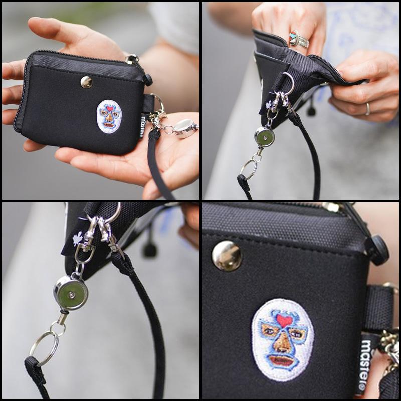 gym master ジムマスター ハッピー刺繍 パスケース G421609 キーケース カードケース 小銭入れ | gym master | 03