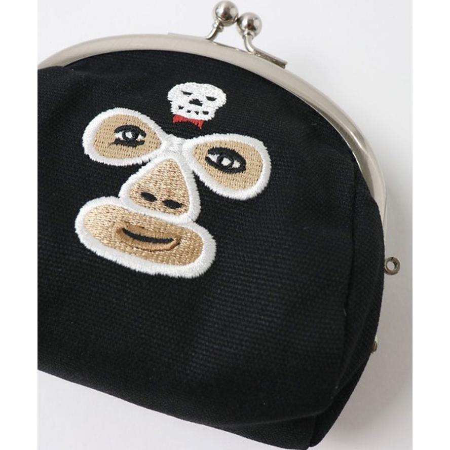 ジムマスター メンズ レディース ポーチ gym master 覆面レスラー ガマグチ ポーチ G421735 小物入れ 覆面レスラー キャンプ | gym master | 04