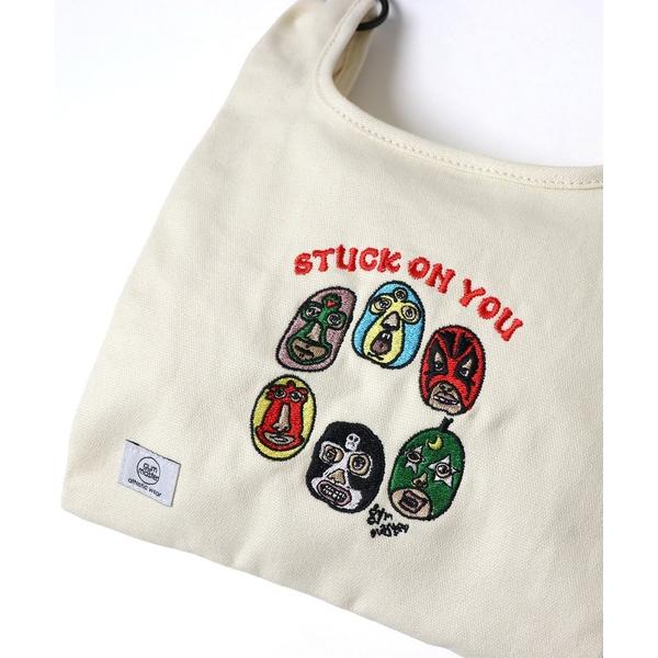 gym master ジムマスター 2WAY刺繍キャンバスミニショルダーSTUCK ON YOU G421795 | gym master | 07