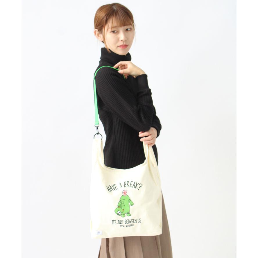 gym master ジムマスター 2WAY刺繍キャンバスショルダーHAVE A BREAK G421796 | gym master | 04