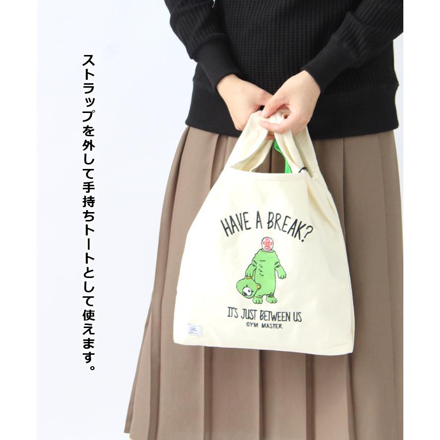 gym master ジムマスター 2WAY刺繍キャンバスショルダーHAVE A BREAK G421796 | gym master | 05