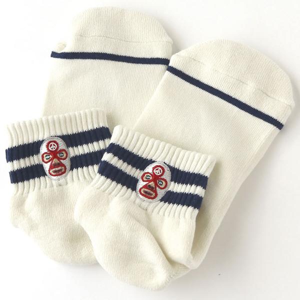 gym master ジムマスター ハッピー刺繍ラインソックス 靴下 メンズ レディース G466624 | gym master | 11