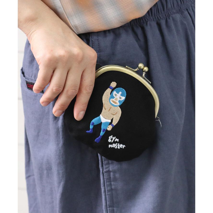 gym master ジムマスター 覆面レスラー がま口財布 小銭入れ ミニポーチ G521799 | gym master | 05