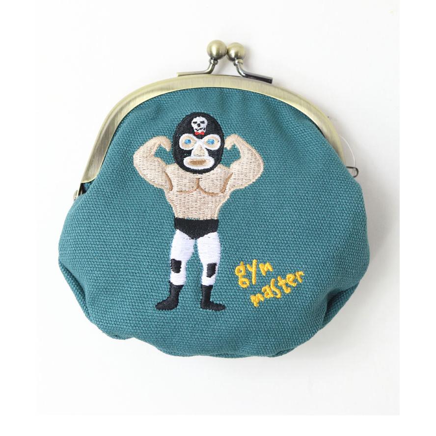 gym master ジムマスター 覆面レスラー がま口財布 小銭入れ ミニポーチ G521799 | gym master | 06