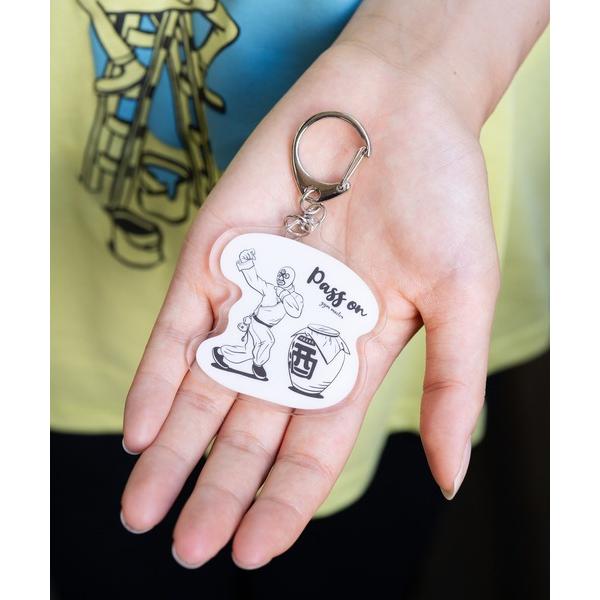 gym master ジムマスター ジムっ子アクリルキーホルダー G599745 アクキー チャーム ギフト プレゼント 覆面レスラー マスクマン 酔拳 酒 おじさん | gym master | 09