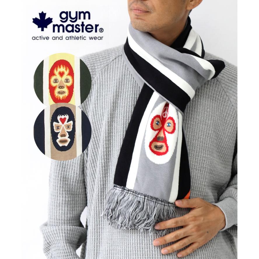 gym maste ジムマスター レスラージャガードマフラー G621755 マフラー メンズ レディース 防寒 通勤 通学 秋 冬 秋冬 ギフト プレゼント | gym master