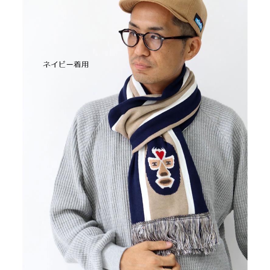 gym maste ジムマスター レスラージャガードマフラー G621755 マフラー メンズ レディース 防寒 通勤 通学 秋 冬 秋冬 ギフト プレゼント | gym master | 05