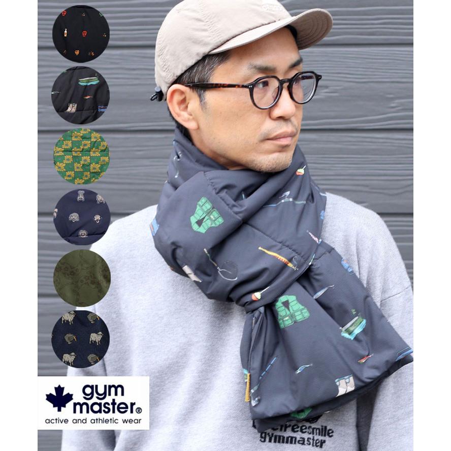 gym master ジムマスター ハッピーペイント中ワタ マフラー G633774 メンズ レディース 防寒 ネックウォーマー 秋 冬 秋冬 | gym master