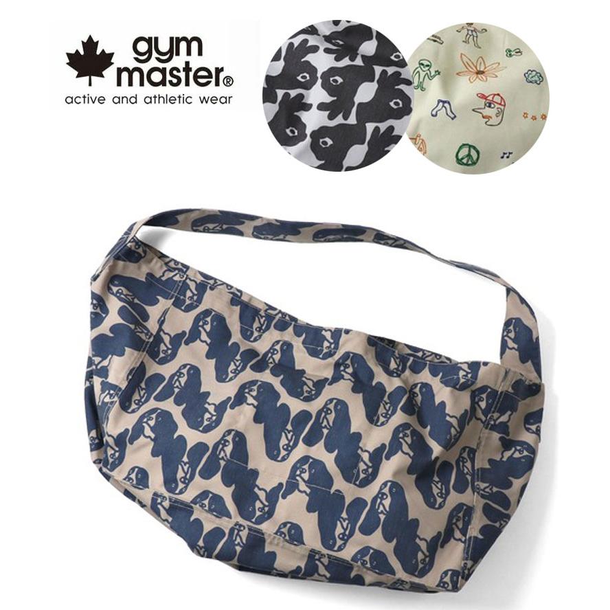 gym master ジムマスター ハッピーペイントダックニュースペーパーバッグ G633799 ショルダーバック 大容量 肩掛け 丈夫 アウトドア 旅行 | gym master