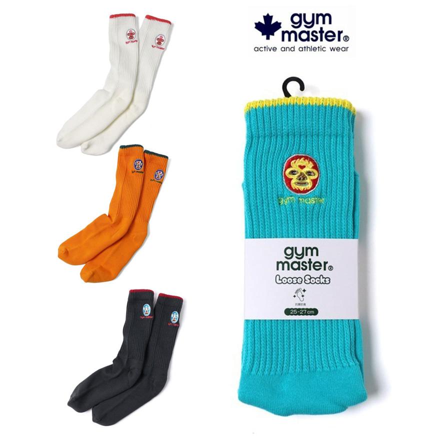gym master ジムマスター 覆面レスラー刺繍ルーズソックス G666753 靴下 メンズ レディース 覆面レスラー 秋 冬 春 夏 春夏 秋冬 | gym master