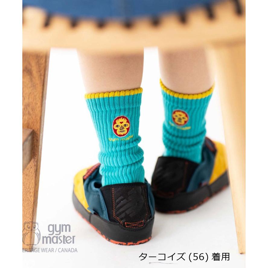 gym master ジムマスター 覆面レスラー刺繍ルーズソックス G666753 靴下 メンズ レディース 覆面レスラー 秋 冬 春 夏 春夏 秋冬 | gym master | 06