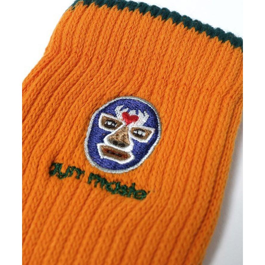 gym master ジムマスター 覆面レスラー刺繍ルーズソックス G666753 靴下 メンズ レディース 覆面レスラー 秋 冬 春 夏 春夏 秋冬 | gym master | 09