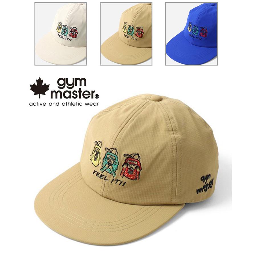 gym master ジムマスター FELL IT 刺繍キャップ G721722 メンズ レディース ユニセックス 帽子 ナイロンキャップ 刺繍 ベースボールキャップ 軽量 | gym master