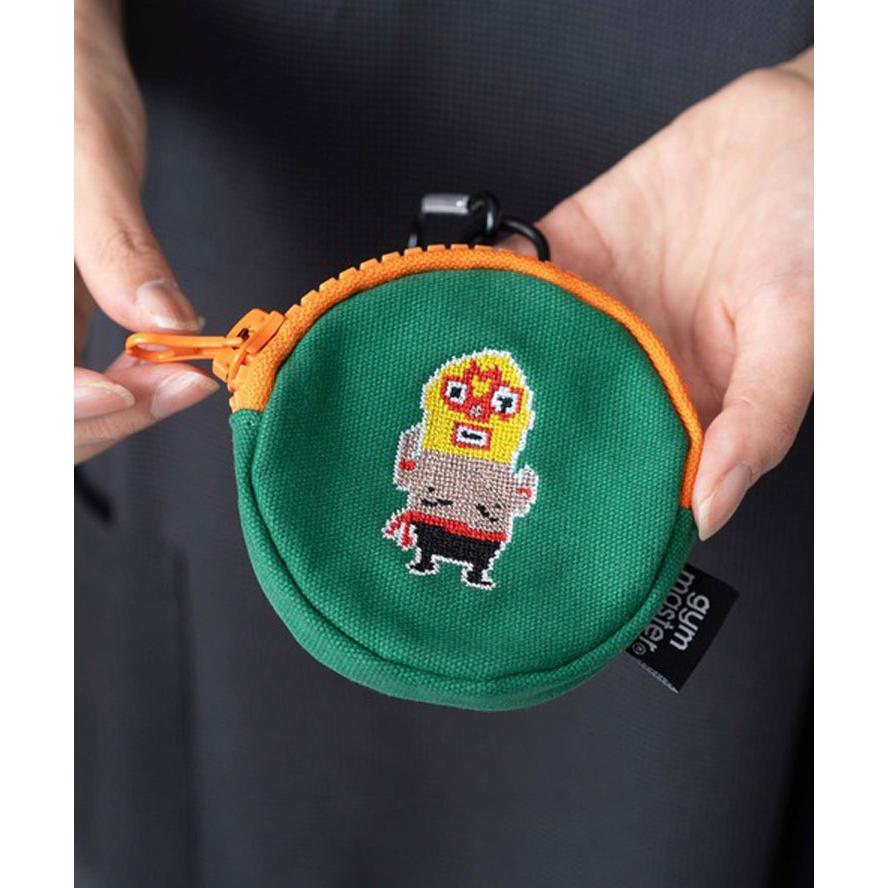 爆買 / gym master ジムマスター コインケース メンズ レディース レスラードット絵刺繍コインケース G721797 春夏 小銭入れ ミニ財布 キーケース アウトドア | gym master | 06