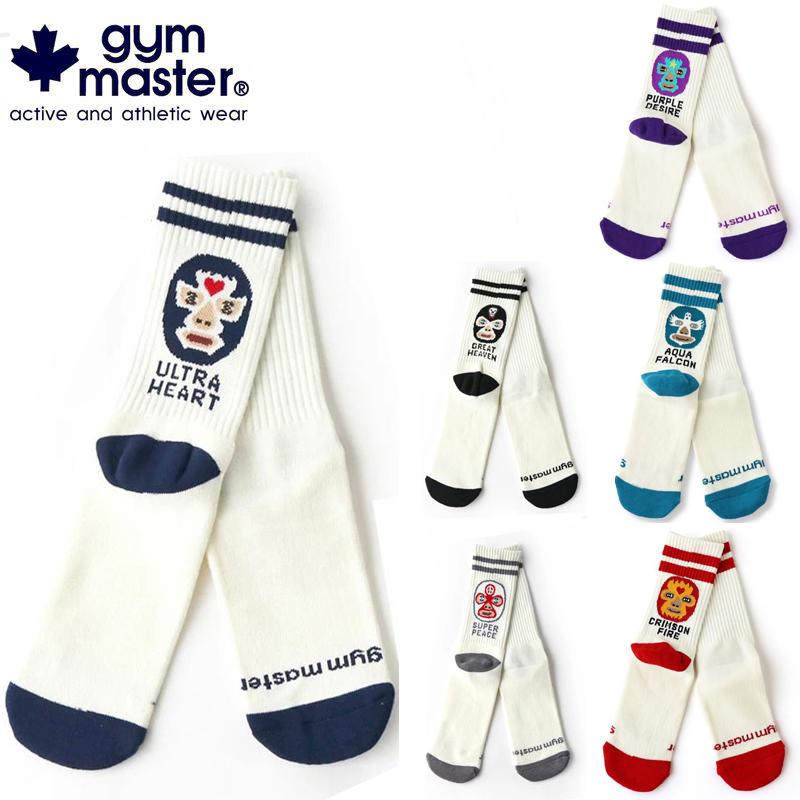 gym master ジムマスター 覆面レスラージャガードソックス 靴下 メンズ レディース  G766618 春夏 | gym master