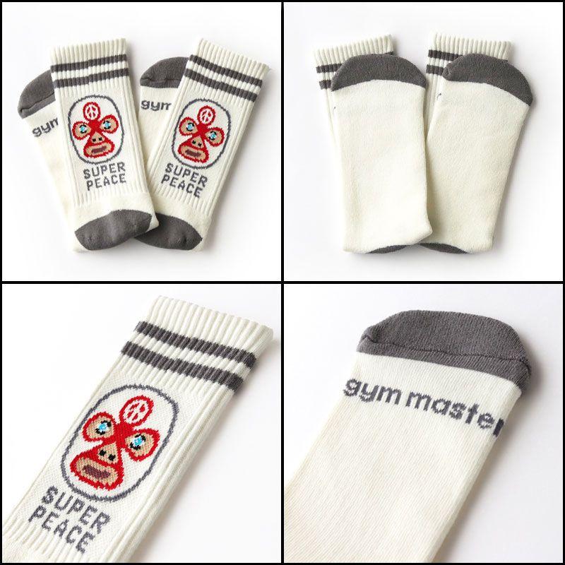 gym master ジムマスター 覆面レスラージャガードソックス 靴下 メンズ レディース  G766618 春夏 | gym master | 07