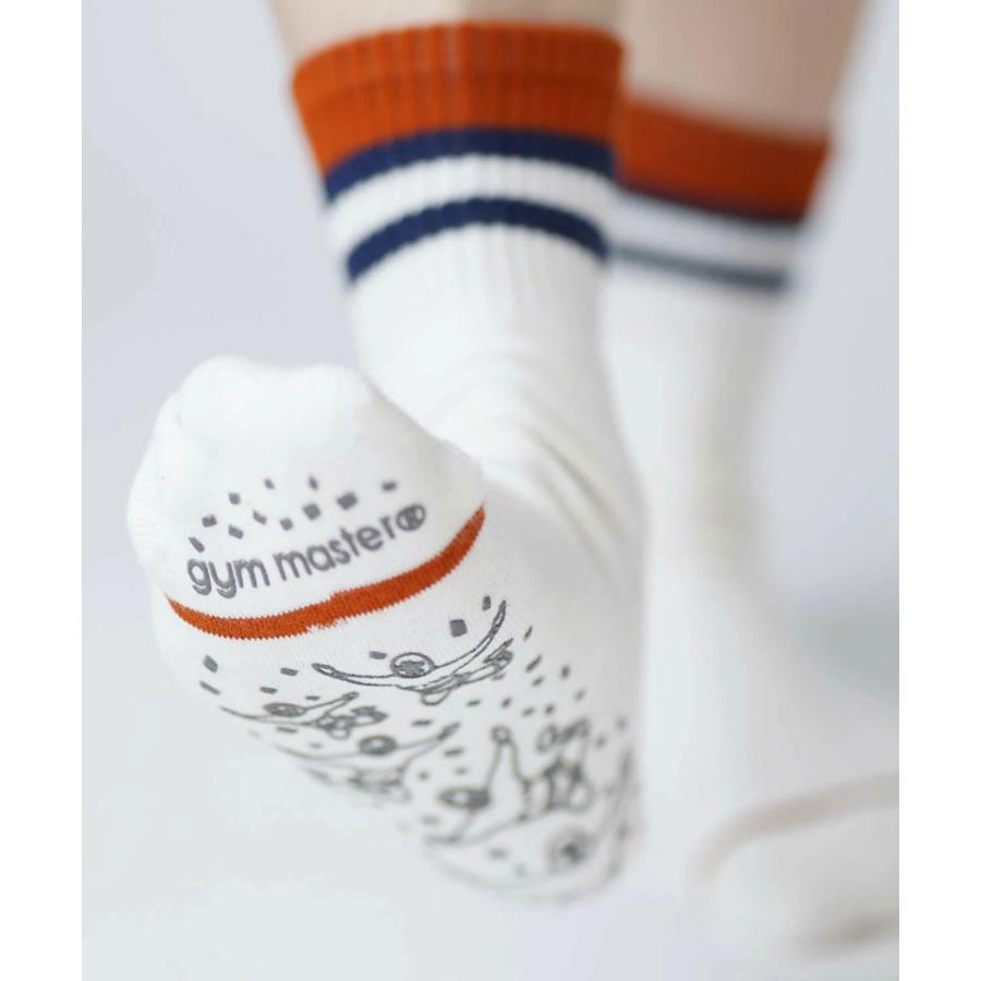 gym master ジムマスター 靴下 メンズ レディース フライングレスラーラバーソックス G766731 春夏 ソックス ミドルソックス おしゃれ カジュアル ギフト | gym master | 06