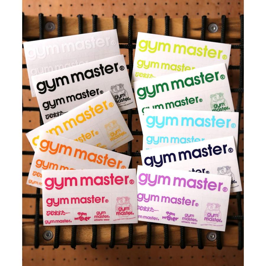 爆買 / gym master ジムマスター クリアステッカー G899791 シール ブランドロゴ 透明 スマホ PC タブレット スーツケース クーラーボックス アウトドア | gym master | 11
