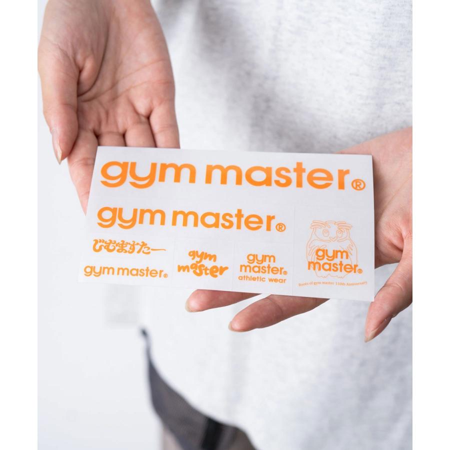 爆買 / gym master ジムマスター クリアステッカー G899791 シール ブランドロゴ 透明 スマホ PC タブレット スーツケース クーラーボックス アウトドア | gym master | 12