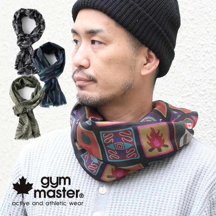 ネックウォーマー / ストール マフラー レディース ブランド メンズ チャムス gym master 総柄 ストール G921600 | gym master