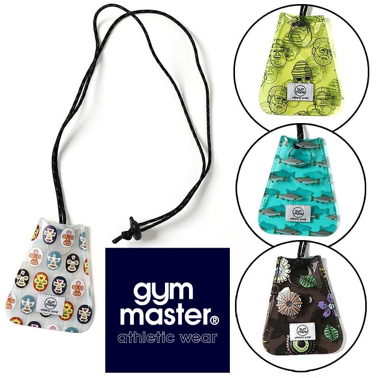 gym master ジムマスター クリア 総柄 ネックストラップ G921672 ネックストラップ キーホルダー キーショルダー | gym master