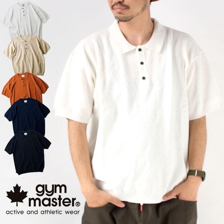 gym master ジムマスター 強撚コットン ニットポロシャツ G121735 | gym master