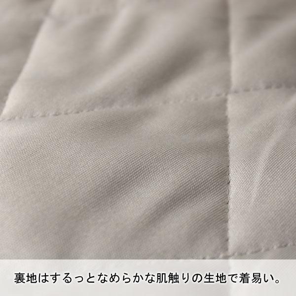 キルティングジャケット メンズ ジムマスター キルティングワッフルクルーネック gym master G221716 | gym master | 05