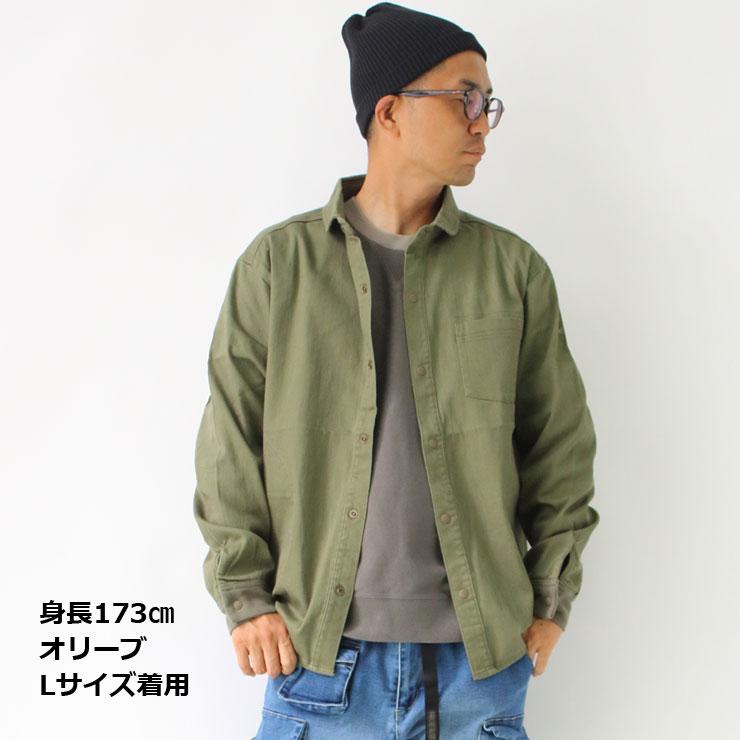 gym master ジムマスター 10ozストレッチデニム&カツラギシャツジャケット g221718 プロトコル デニムシャツ ストレッチ ショールカラー ライトアウター | gym master | 14