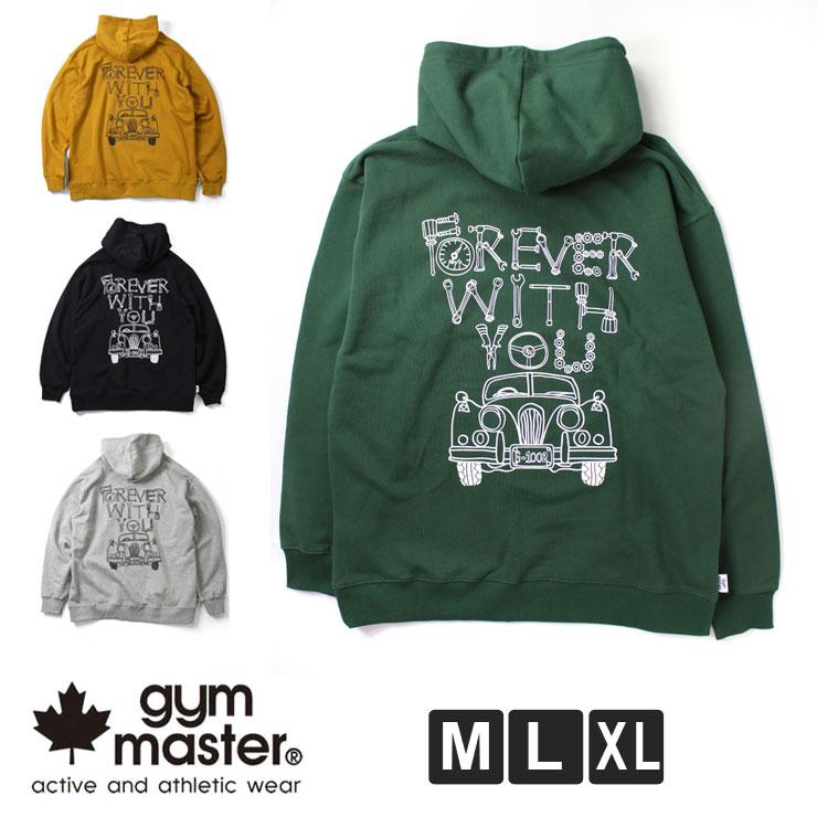 スウェットパーカー メンズ ジムマスター gym master FOREVER WITH YOUスウェットプルパーカー G221764 | gym master