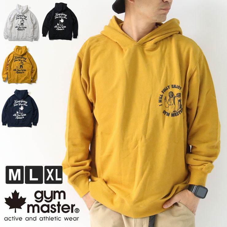 スウェットパーカー メンズ ジムマスター gym master 10.3oｚKeep Going スウェット プルオーバー パーカー G221765 | gym master