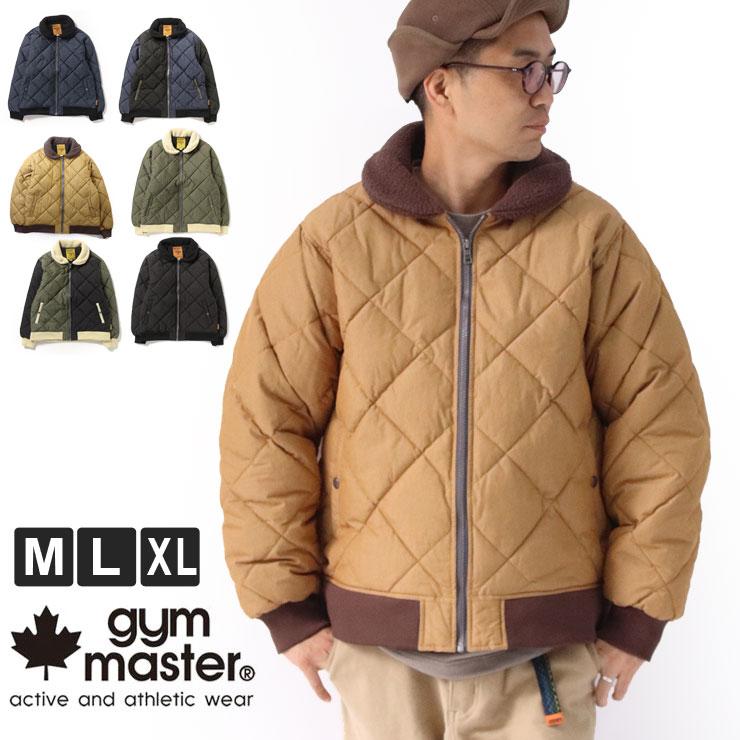 ジムマスター アウター メンズ gymmaster ロクヨンクロス キルティング ジャケット G233700 ミリタリージャケット | gym master