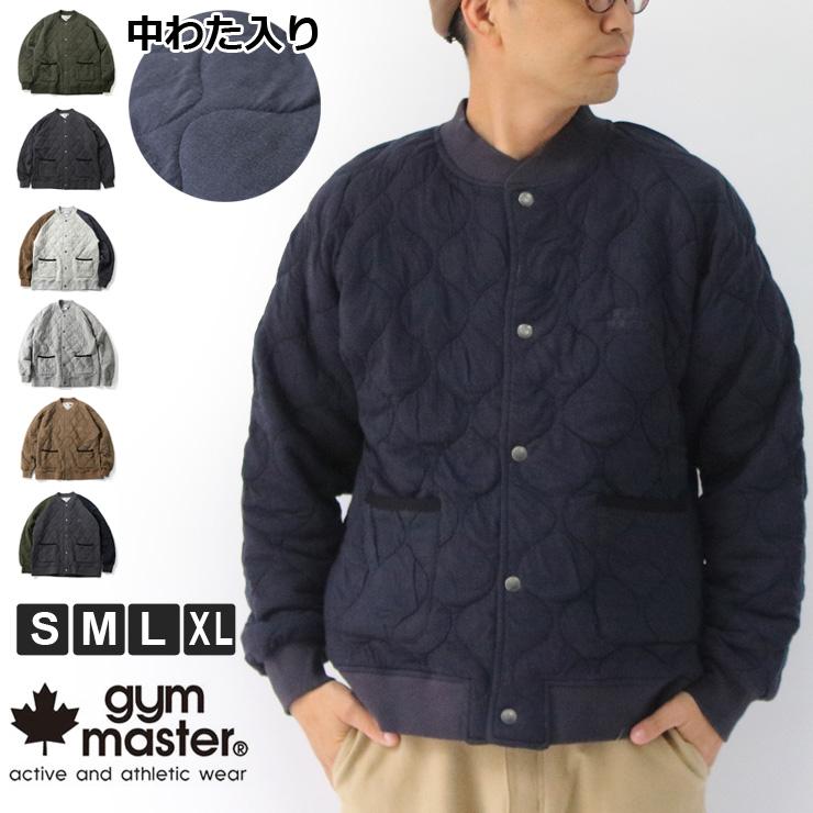 ジムマスター アウター メンズ gymmaster ウェーブキルト スナップボタン カーディガン G233736 レディース | gym master