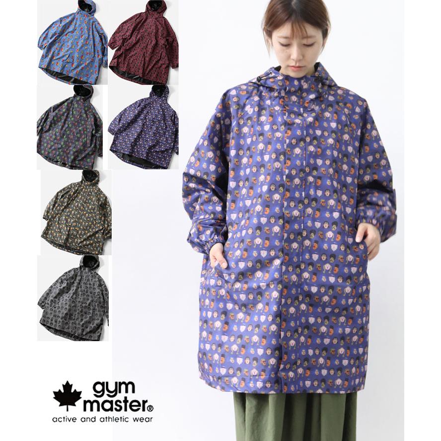 gym master ジムマスター ハッピーペイントレインコート メンズ ポンチョ レインコート 大きいサイズ レディース G321786 | gym master