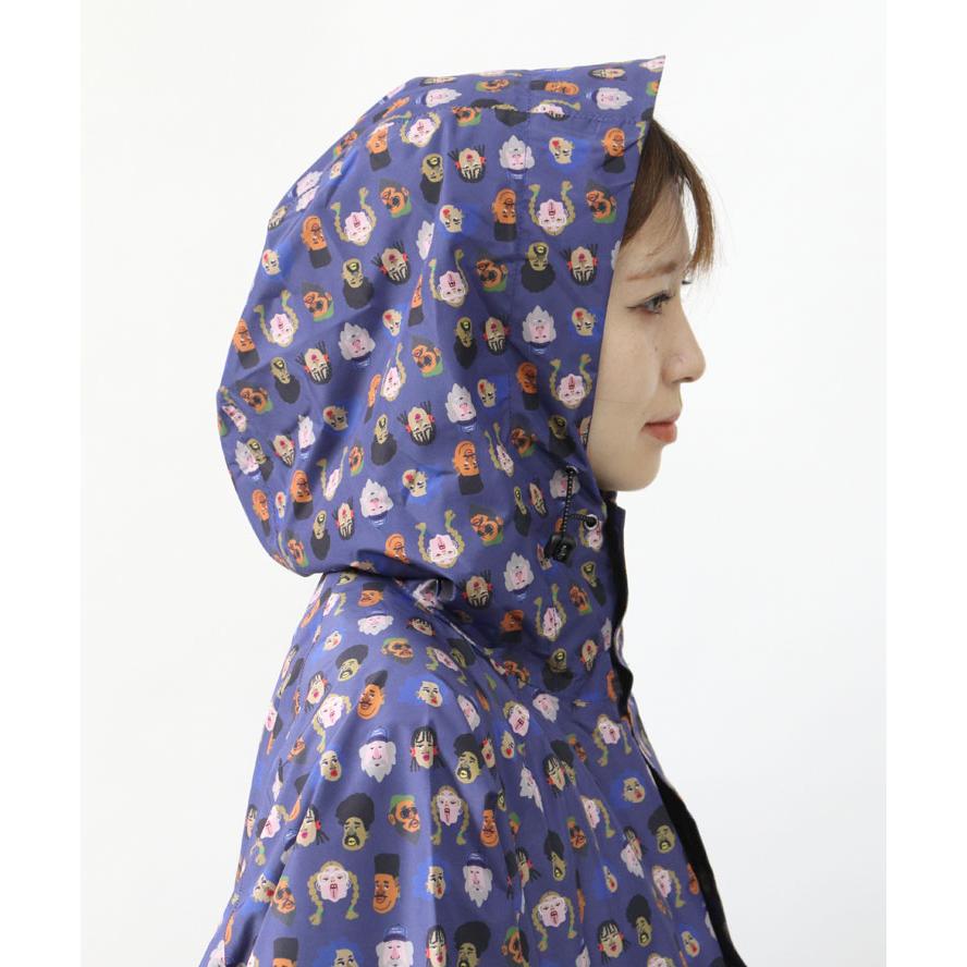 gym master ジムマスター ハッピーペイントレインコート メンズ ポンチョ レインコート 大きいサイズ レディース G321786 | gym master | 09