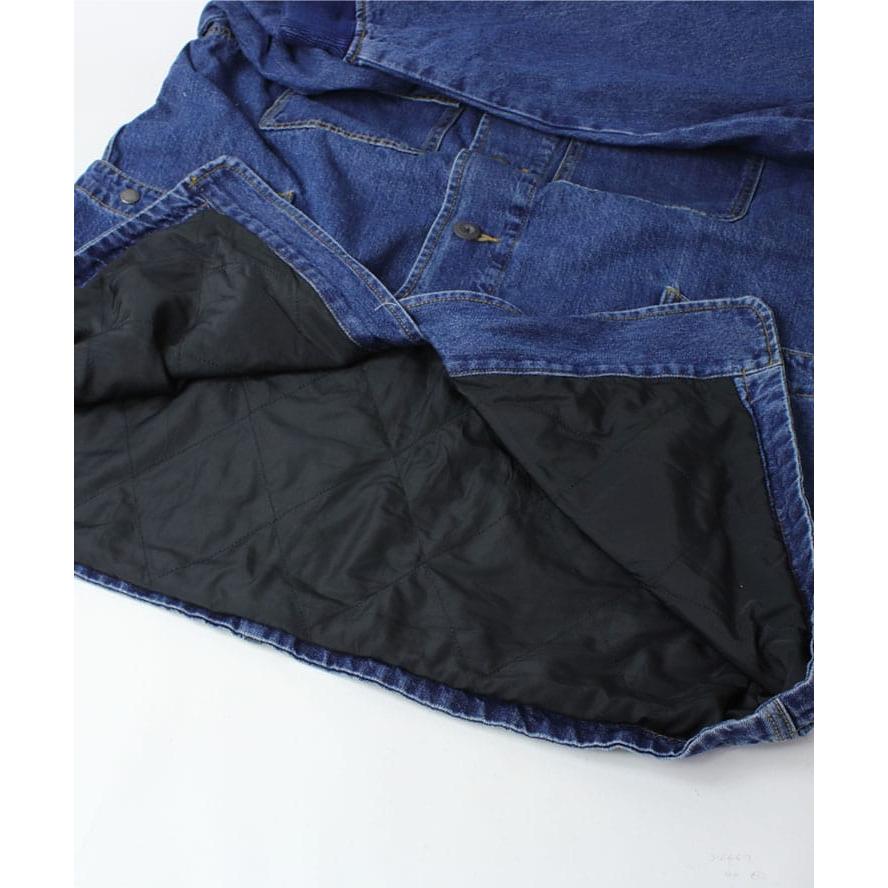 ジムマスター アウター メンズ デニムジャケット gym master 中ワタカツラギハーフムーンポケットコート G421789 | gym master | 08