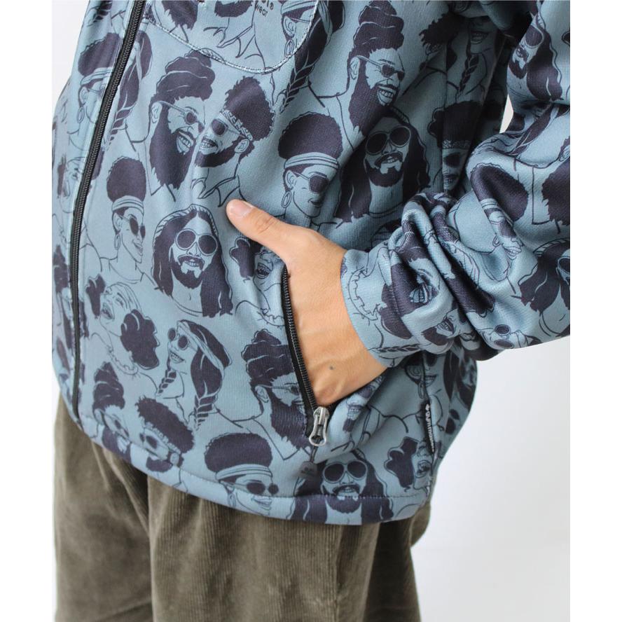 ジムマスター gym master ニットフリースハッピーペイントフードジャケット G433716 パーカー メンズ レディース | gym master | 09