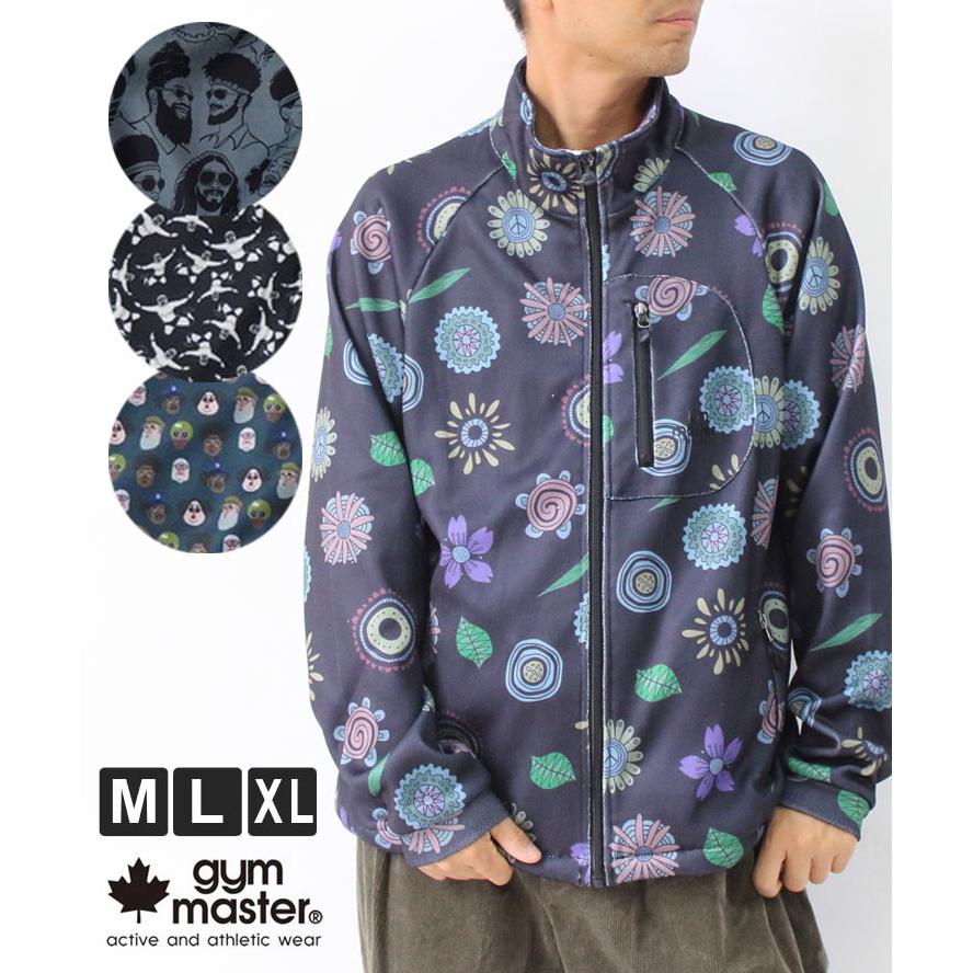 ジムマスター gym master ニットフリースハッピーペイントスタンドジャケット G433717 メンズ レディース | gym master