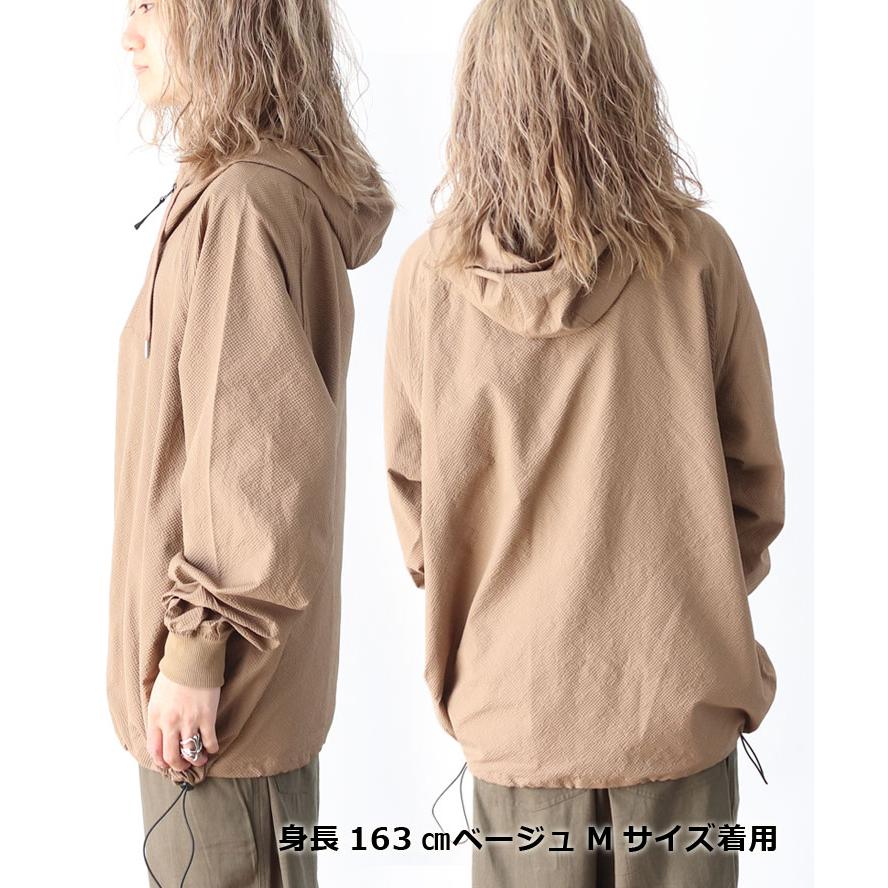 ジムマスター パーカー gym master シアサッカー アノラックパーカー G433737 アウトドア 男女兼用 レディース メンズ おしゃれ | gym master | 07