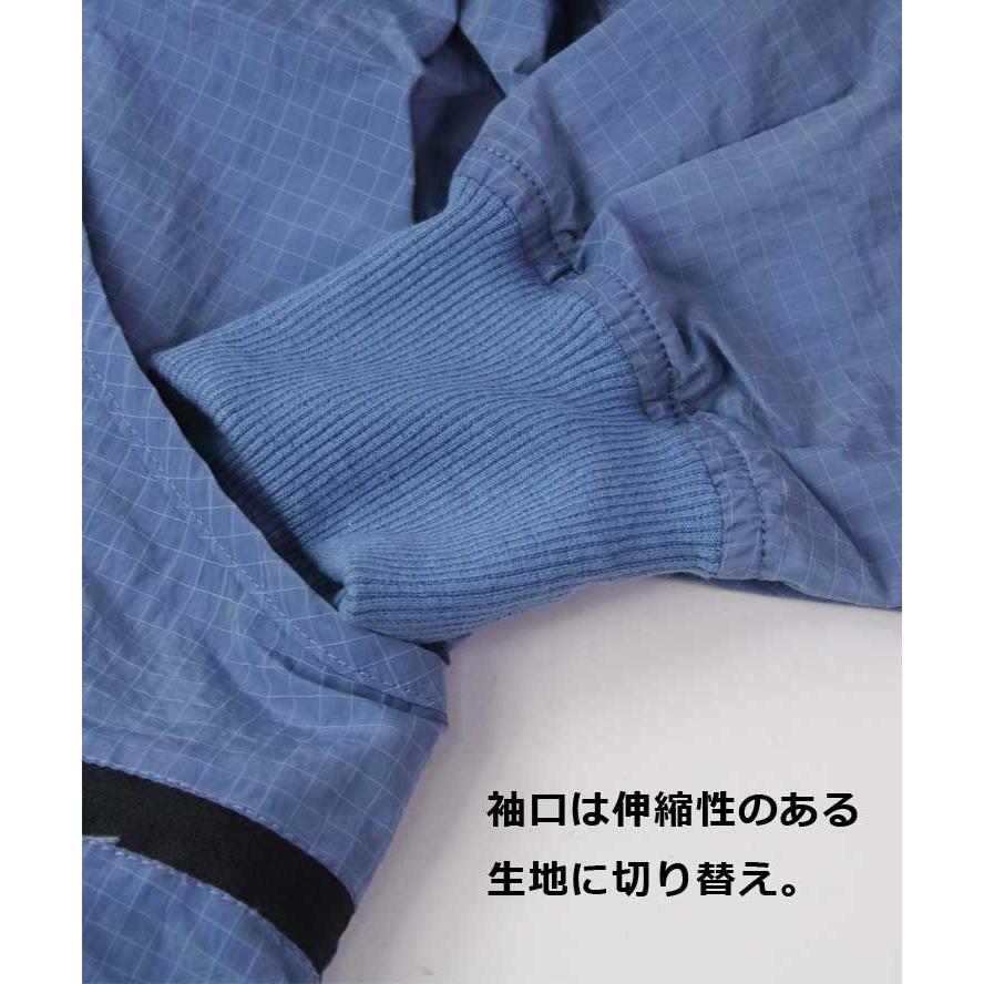 ジムマスター パーカー gym master リップストップ ナイロンDP アノラックパーカー G433741 アウトドア 男女兼用 チャコールCRZ(80) | gym master | 09
