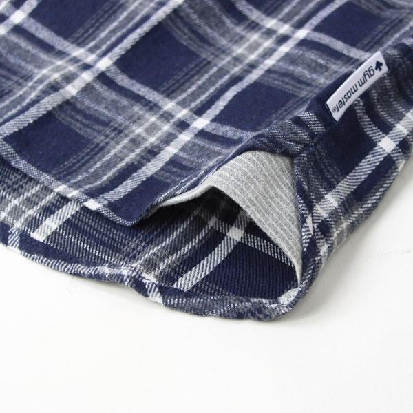 爆買 ジムマスター シャツ メンズ レディース gym master 2WAYショールカラーチェックネルシャツ g433755 ネルシャツ チェックシャツ | gym master | 18