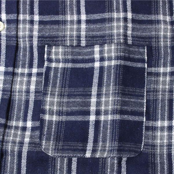 爆買 ジムマスター シャツ メンズ レディース gym master 2WAYショールカラーチェックネルシャツ g433755 ネルシャツ チェックシャツ | gym master | 20