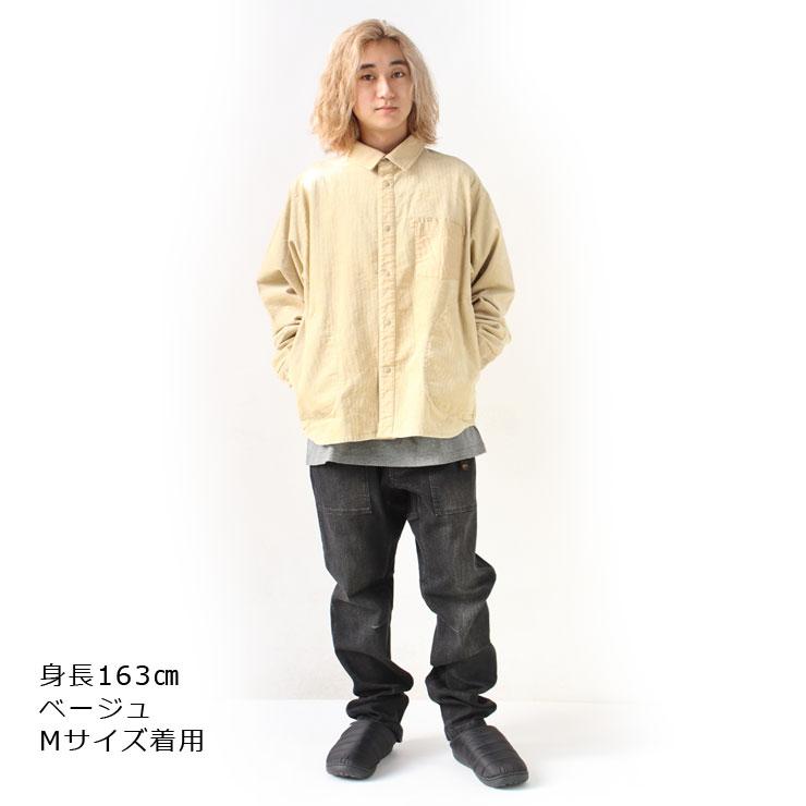 爆買 シャツ ジャケット gym master ジムマスター ストレッチコーデュロイシャツJKT G433763  メンズ レディース コットン 綿 | gym master | 07