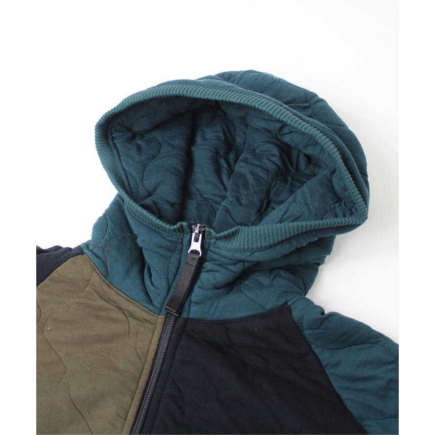 ジムマスター スウェット パーカー メンズ レディース gym master ウェーブ キルト ジップパーカー G433766 | gym master | 11