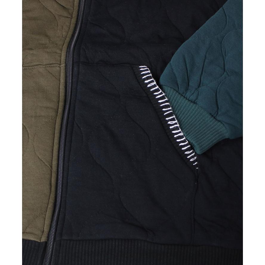 ジムマスター スウェット パーカー メンズ レディース gym master ウェーブ キルト ジップパーカー G433766 | gym master | 13